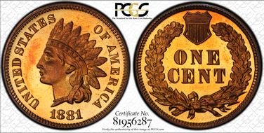 1881 1C PR67RD