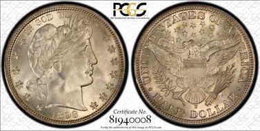 1898-S 50C MS66+