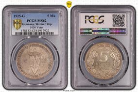 1925-G 5 Mk 1000 Years J-322 MS62
