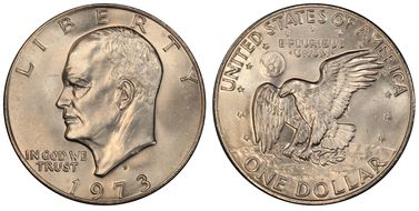 1973-D $1 MS66+