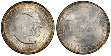 1952 50C Washington-Carver MS66+