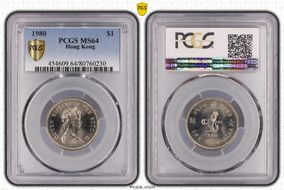 1980 $1 MS64