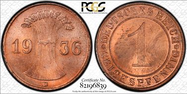 1936-D Rcpfg J-313 MS65RD