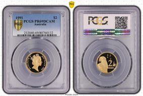 1991 $2 PR69DCAM