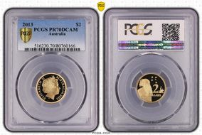 2013 $2 PR70DCAM