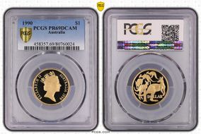 1990 $1 PR69DCAM