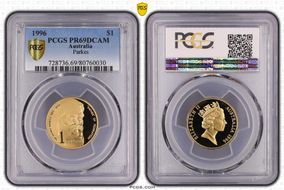 1996 $1 Parkes PR69DCAM