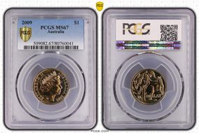 2009 $1 MS67