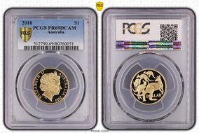 2010 $1 PR69DCAM