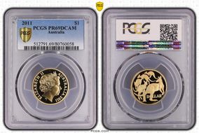 2011 $1 PR69DCAM
