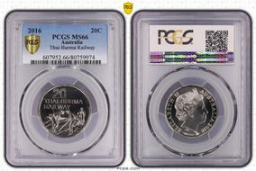 2016 20C Thai-Burma Railway MS66