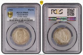 1902 Florin S-3981 Matte PR65