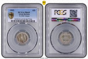 1902 6D S-3983 Matte PR65