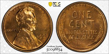 1936 1C Satin PR66RD