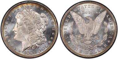 1887-O $1 MS65PL