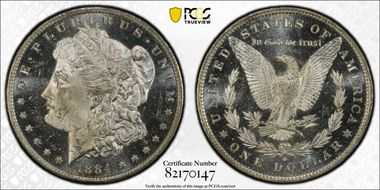 1884-O $1 MS64DMPL