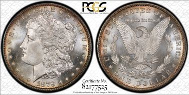 1879-S $1 MS65
