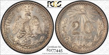 1905-M 20C KM-435 MS63