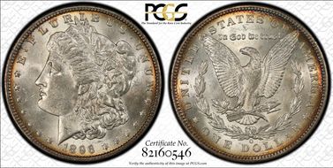1896-O $1 MS62