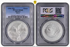1996-Mo Onza Libertad Ag MS68
