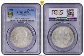 1931 Piastre Lec-312 AU58