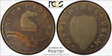 1787 NJ 1/2P Small Plan, Plain Shield N1BN