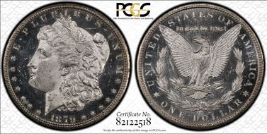 1879-CC $1 Capped Die MS63DMPL