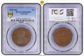 1936 (m) 1D MS65BN