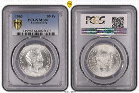 1963 100 Fr Charlotte MS64