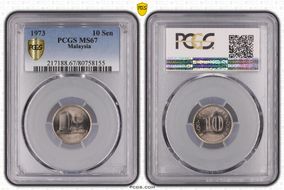 1973 10 Sen MS67
