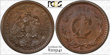 1920-Mo 1C MS64BN