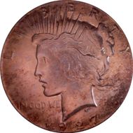 1927 $1 VAM 2 Doubled Motto MS64