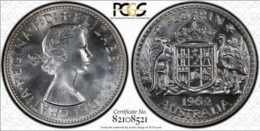 1962(m) Florin PR67