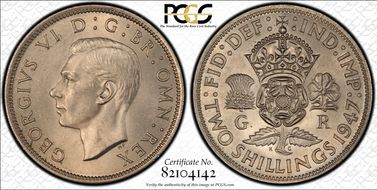 1947 Florin S-4102 MS64