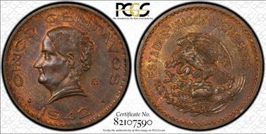 1942-Mo 5C MS64BN