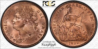 1822 1/4D S-3822 MS65RD