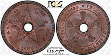 1888 2C KM-2 MS66RB