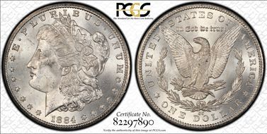 1884-CC $1 MS62