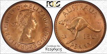 1961 Y. (p) 1D PR64RD