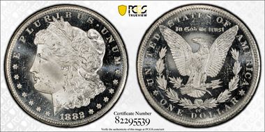 1882-CC $1 MS65+ DMPL