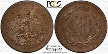 1920-Mo 20C KM-437 MS62BN