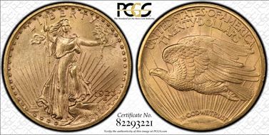 1923 $20 MS63