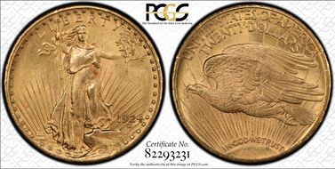 1924 $20 MS63