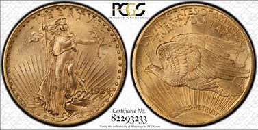 1924 $20 MS64