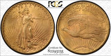 1924 $20 MS63