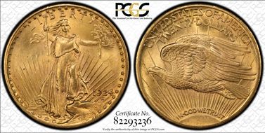 1924 $20 MS63