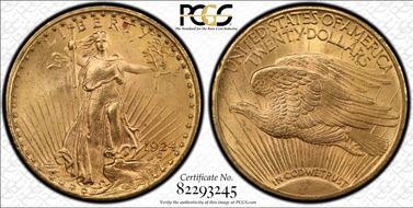 1924 $20 MS63