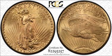 1927 $20 MS63