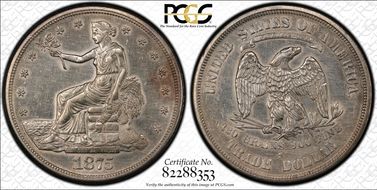 1875-S/CC T$1 FS-501 OMM N1