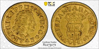 1743-S PJ 1/2 Esc Calico-1646 Au AU50